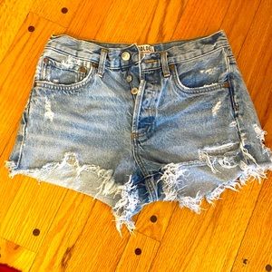 Agolde denim shorts 25
